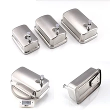 Настенный l Дозатор для мыла для рук Санузел S. steel 304 ручной жидкий гель для душа 500 мл 800 мл 1000 мл