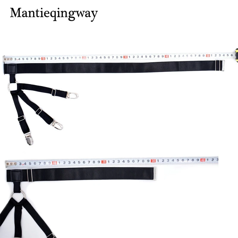 Mantieqingway мужские остается подвязки эластичного нейлона регулируемые подвязки держатель черные туфли высокого качества Для женщин рубашки