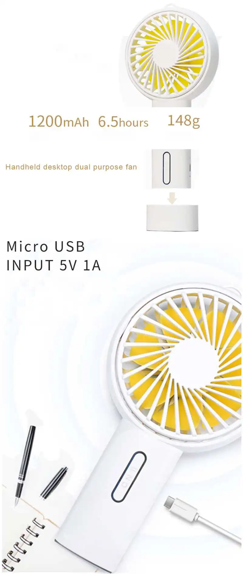 Мини ручной базовый вентилятор перезаряжаемый usb-вентилятор с шнурком 3 передач портативный Настольный вентилятор охлаждения для Дома Офиса улицы