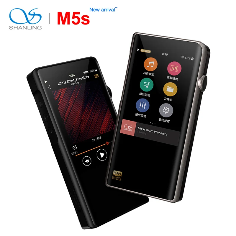 Портативный музыкальный плеер Shanling M5s Bluetooth Hi Res MP3 двойной AK4493EQ 2 5 мм