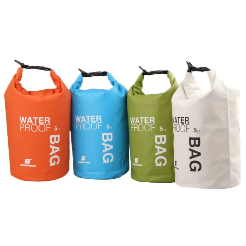 5L портативный восходящий мешок Сверхлегкий водостойкий сухой мешок Открытый Отдых путешествия рафтинг плавание полезные сумки