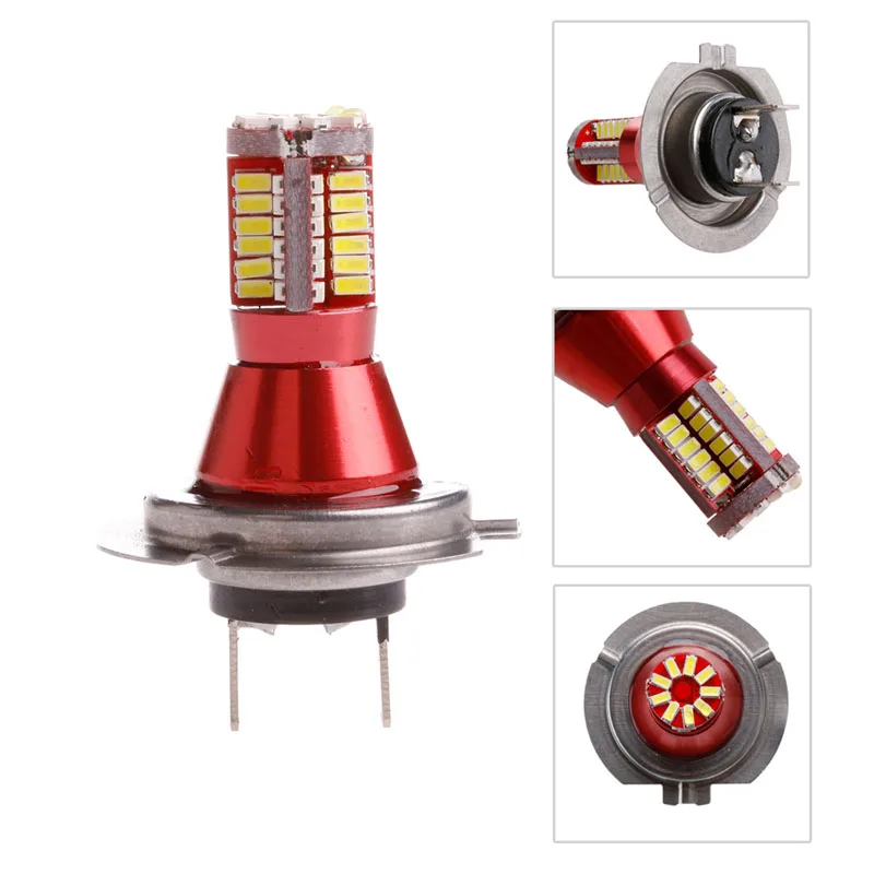 

1Pc H7 3014 57 SMD Canbus Error Free Car LED Side Light Bulbs Car Fog Lamp White
