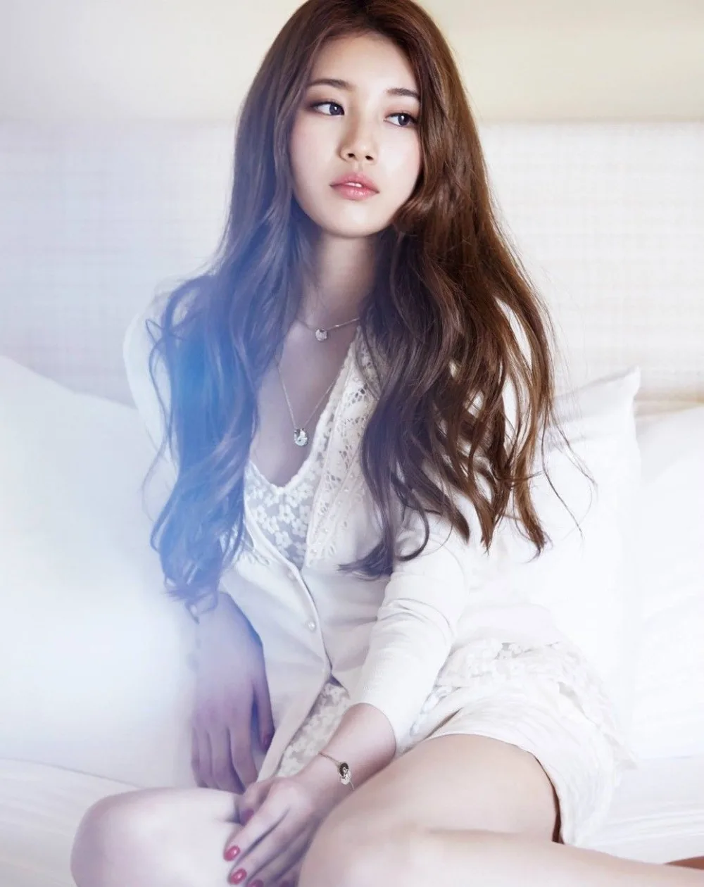 Home Decor Suzy Bae Korean actress-Silk Art Poster Wall Sicker Decoration Gift