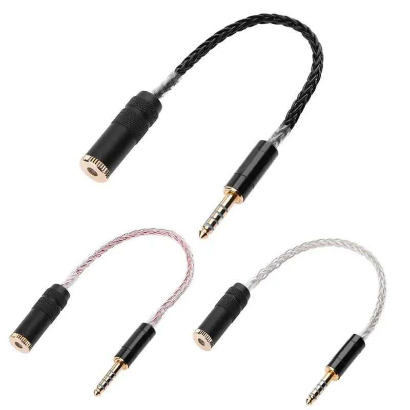 8 Core Monocrystal 4.4mm Male to Female Balanced Stereo Audio Cable