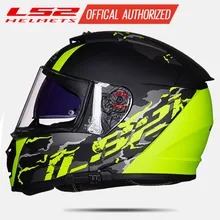 LS2 FF390 Interruttore cromato casco integrale Viso moto ciclo casco Pinlock Fog-Sistema di Trasporto casco Chopper casque moto ls2 ECE