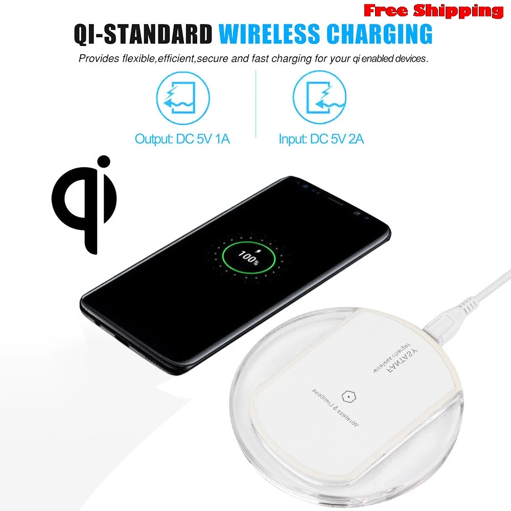 vovotrade Qi Wireless Power Charger Charging Pad For