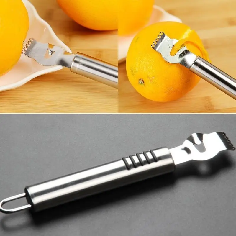 1 pcs Lemon Lime Orange Fruit Citrus Zester Peeler Kitchen Craft