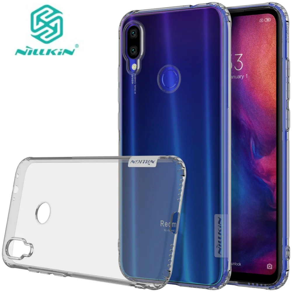

Case For Xiaomi Redmi Note 7 Case Redmi Note 7 pro Cover NILLKIN Nature TPU Transparent Clear Soft Back Cover Case