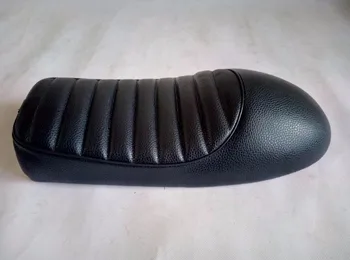 

Street Racing Cafe Racer CG125 Black Hump Brat Flat Style Vintage Motorcycle Seat Saddle