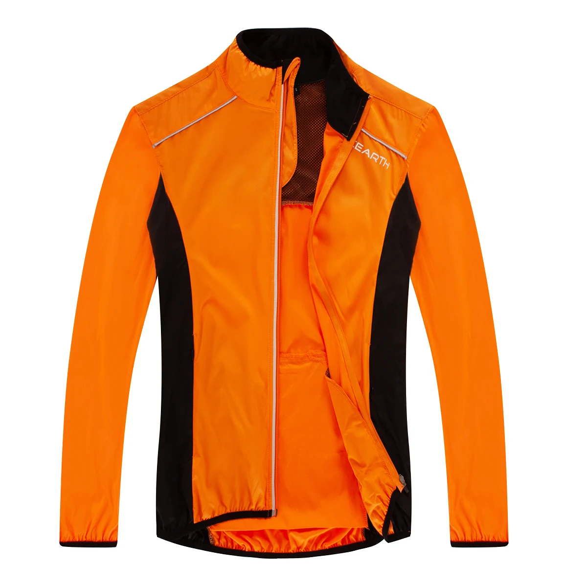 CYCEARTH Светоотражающая дышащая велосипедная куртка с длинным рукавом ветровка ветрозащитная быстросохнущая куртка Джерси