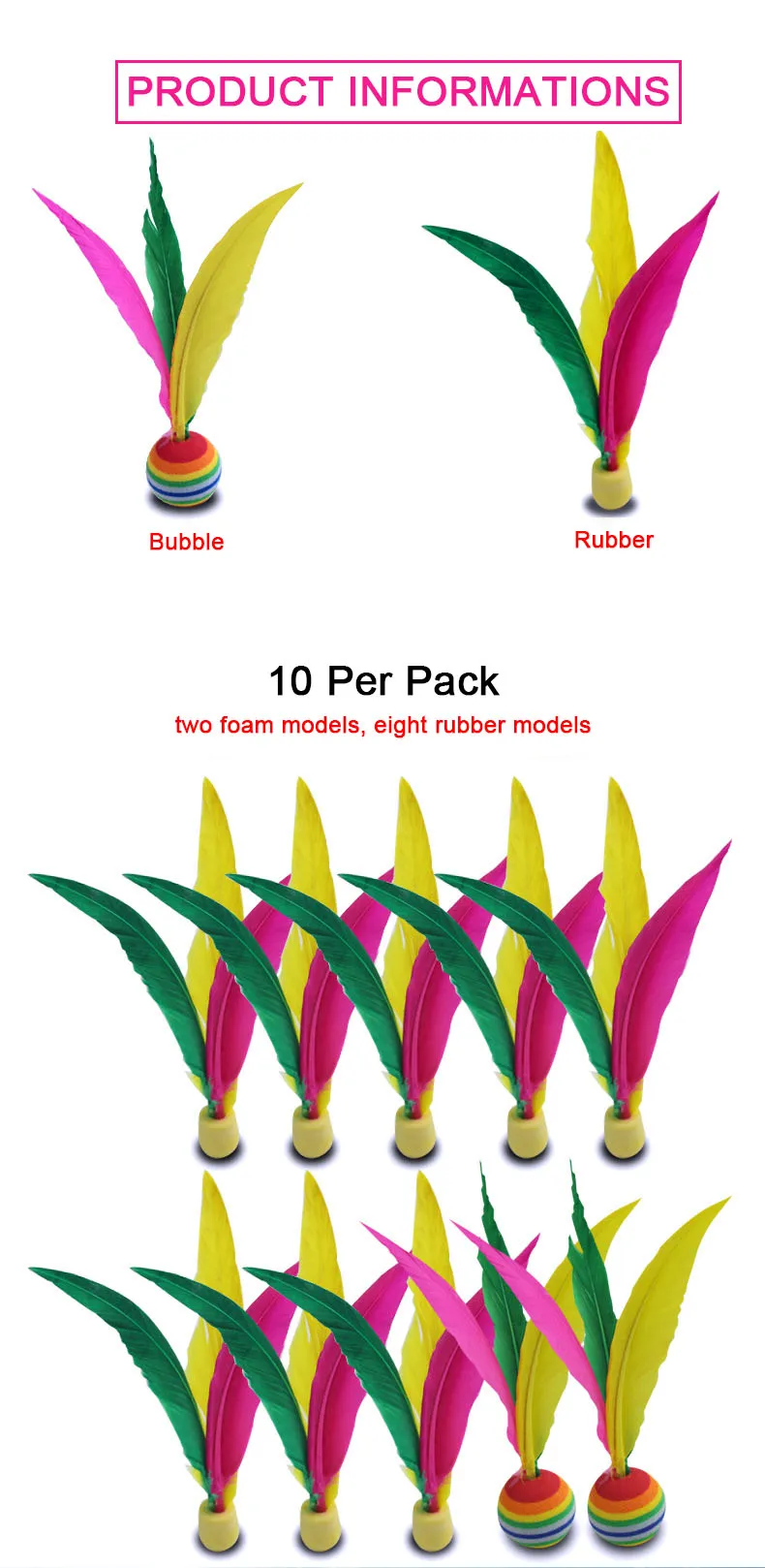 10 pces conjunto bola de críquete três-cabelo