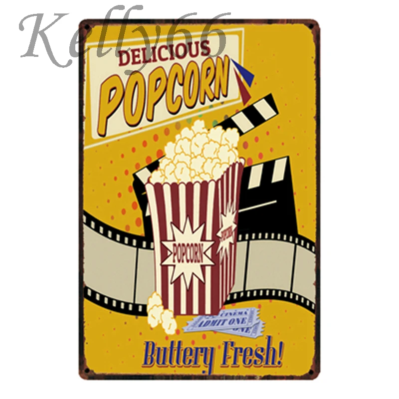 " Fresh Popcorn"Neon Light Sign Bar Wall Popular Light snacks Artwork 24" 