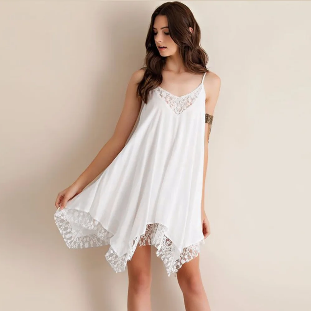  font b Women b font Lady font b Sexy b font Lace Chiffon Irregular Formal