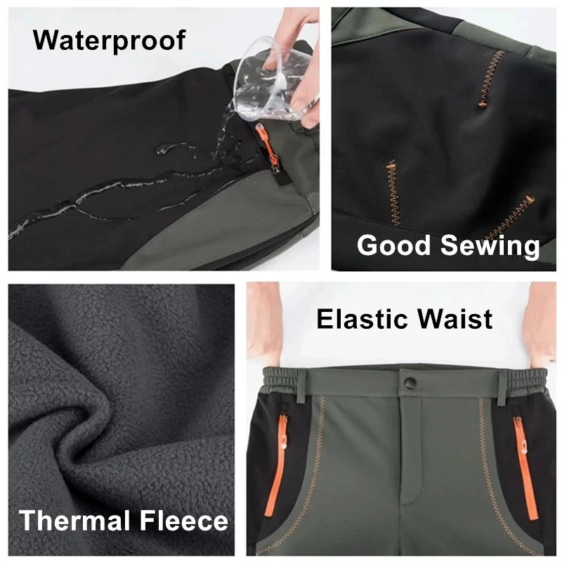 Los amantes impermeable Trekking pantalones ropa deportiva de invierno accesorios de las mujeres de los hombres pantalones de lana pantalones de senderismo pesca caza montaña Pantalones Los amantes impermeable Trekking pantalones ropa deportiva de invierno accesorios de las mujeres de los hombres pantalones de lana pantalones de senderismo pesca caza montaña Pantalones