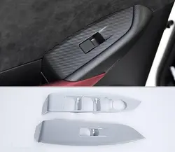 Для Mazda CX-3 2018 матовое серебро ABS Chrome дверь подлокотник окно Стекло атлет Кнопка рамка Обложка отделка автомобиль для укладки аксессуары
