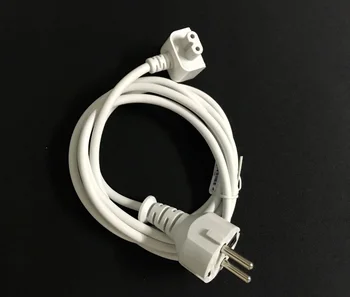 

High quality Europe Plug 1.8M AC Cord for iPad Power EU Extension Cable for MacBook Mag 45w 60w 85w 29w 61w 87w Charger Adapter