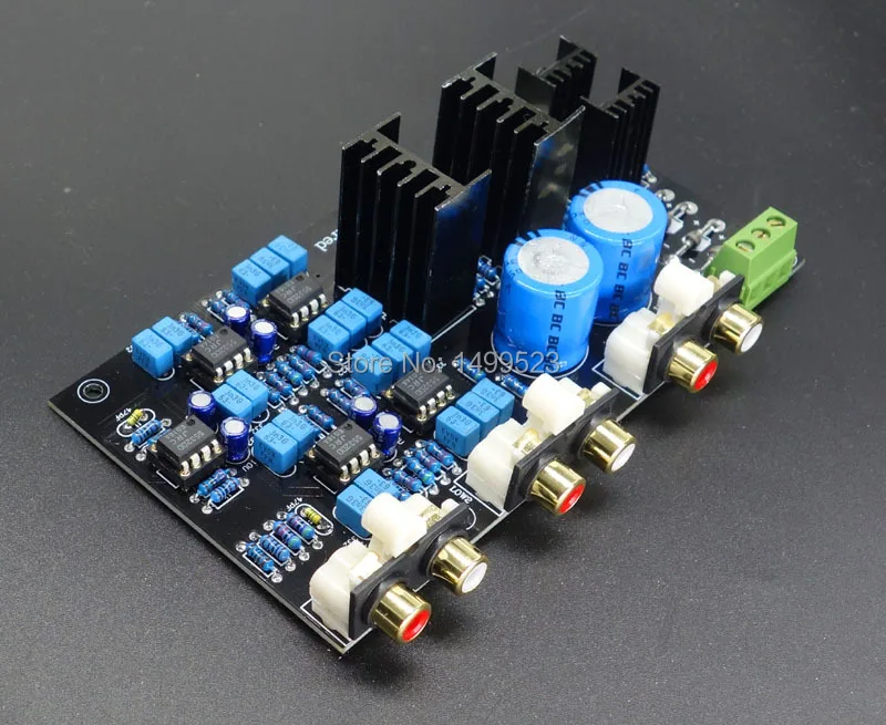 Assembled preamp two level electronic crossover board 2 divider