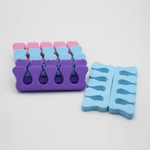 10 pcs (5 pares) heart-shaped Suave espuma de EVA separador do dedo do pé Unha Arte Ferramentas para Cuidados Com Os Pés Pedicure Manicure