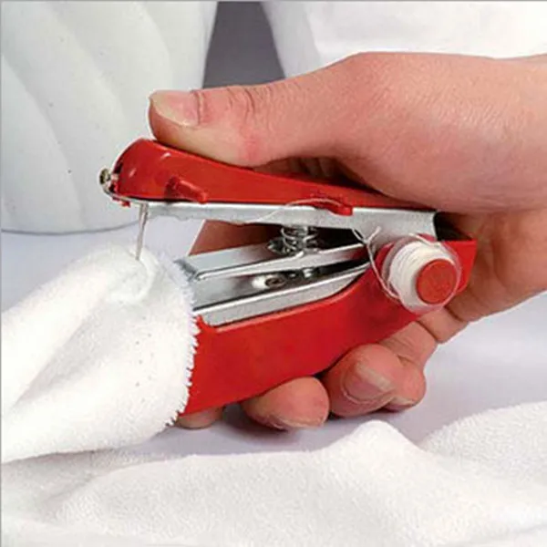 

0 Practical Durable Mini Sewing Machines Household Pocket Handheld Type for Home Clothes Fabrics