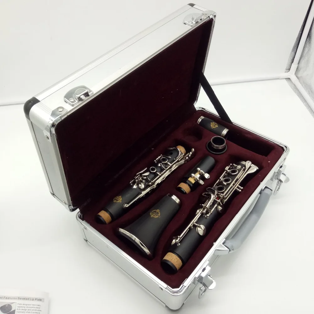 Good Quality Clarinet Professional Bb Clarinets Bakelite 17 Keys Musical Instruments Mouthpiece Reeds