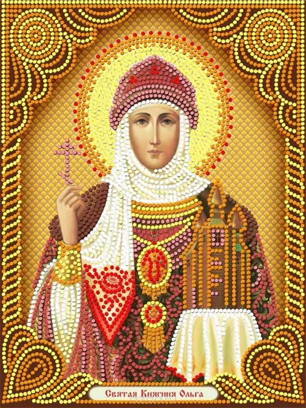 Huacan Diamond Painting Madonna Full Square Diamond Embroidery Religion Home Decoration 5D Diy Mosaic Rhinestone Gift - Цвет: FV2910