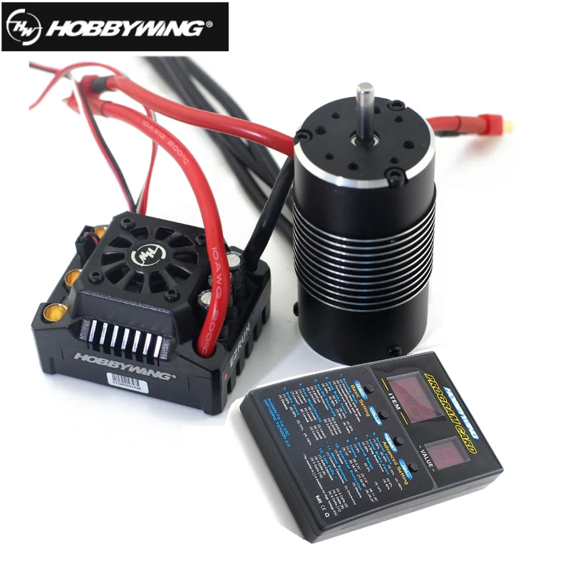 1pcs Hobbywing EzRun Max8 v3 150A Waterproof Brushless ESC T TRX Plug 4274 2200KV Motor LED