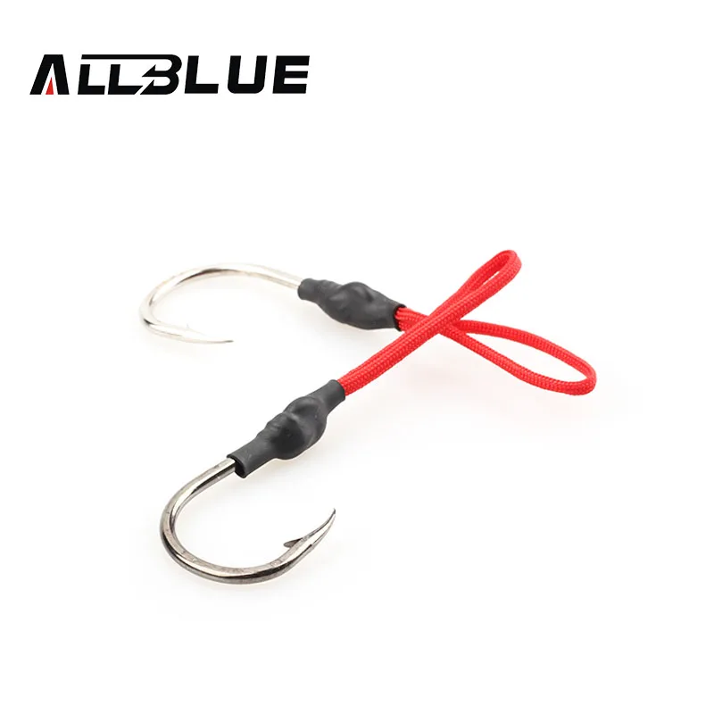 ALLBLUE рыболовная ложка из нержавеющей стали 10 шт. рыболовный крючок с
