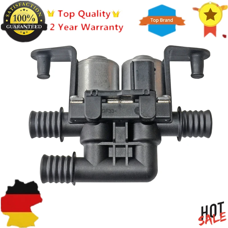 64116906652 64116931708 New Heater Control Valve Solenoid for BMW E60