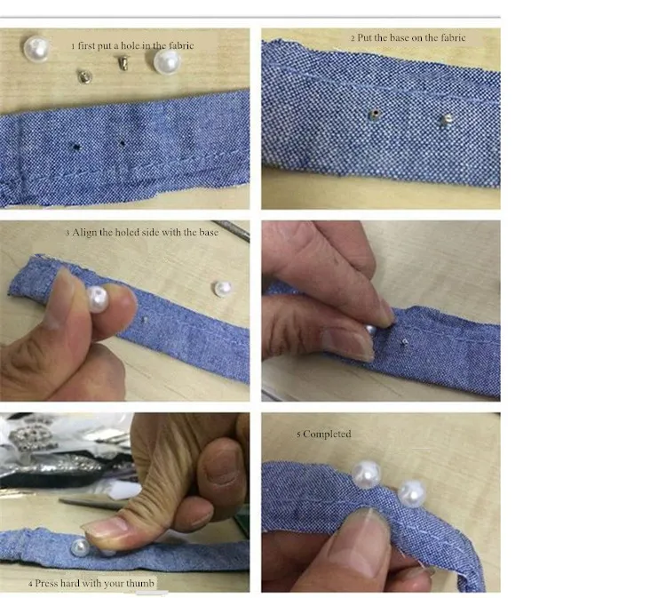 30 шт./компл. DIY Имитация ABS жемчужные Заклепки свадебные платья кожаная сумка обувь джинсы ремесла украшения Ручной пресс-заклепка