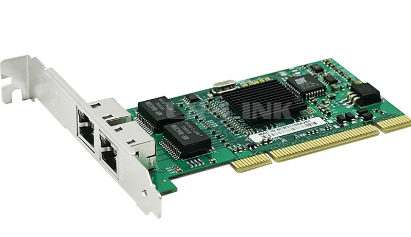 LR-LINK 7212MT Gigabit Ethernet сетевой адаптер 10/100/1000 МБ Dual Порты и разъёмы RJ45 PCI LAN Карта Intel 82546 Совместимость 8492MT NIC