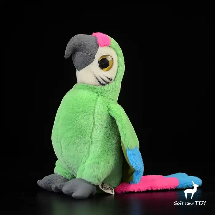 realistic stuffed parrot
