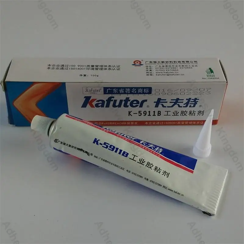 

Kafuter 100g K-5911B industrial adhesive silicone rubber Industrial heat pipe sealant black