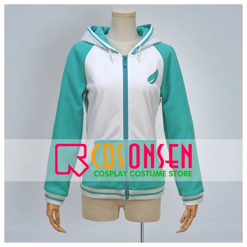 

COSPLAYONSEN Haikyuu! Униформа Aobajosai для волейбола, костюм для косплея, белое/светло-зеленое пальто