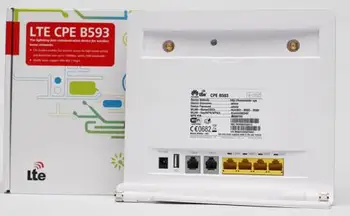 

Unlock Huawei B593s-601 LTE TDD 2300Mhz FDD 1800/2600Mhz 150Mbps 4G 3G 2G Router&2pcs B593 antenna