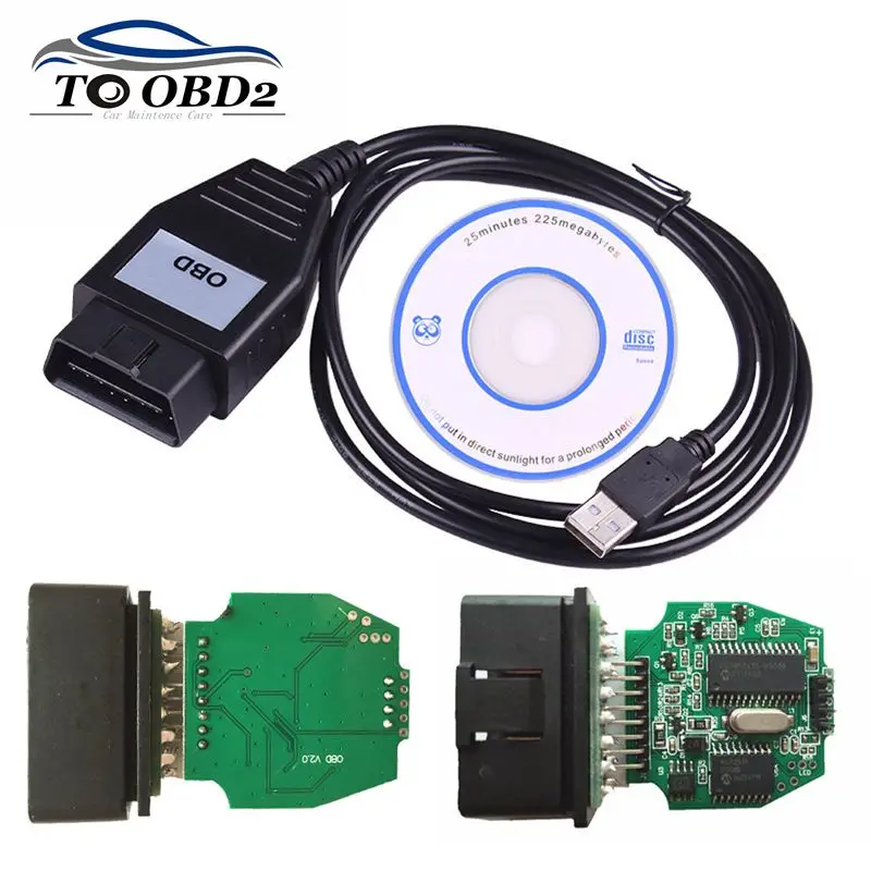 Профессиональный для FoCOM MINI VCM устройства USB интерфейс для mazda для Ford VCM OBD obd2 Диагностический кабель Поддержка нескольких языков