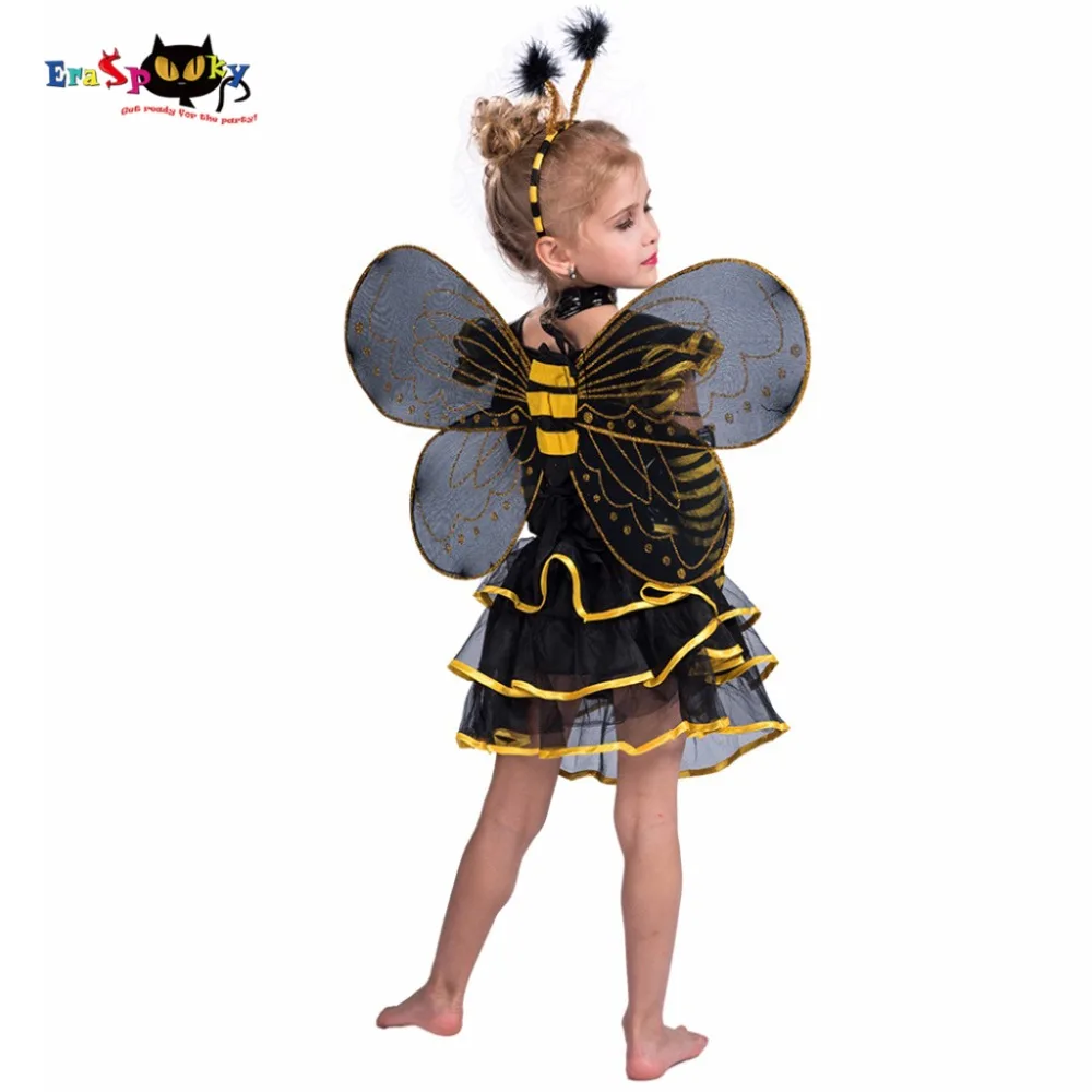 2017 Girls Party Love Live Cosplay Bumble Bee Cosplay 3 Piece Set Dress ...