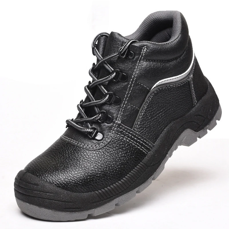 Steel toe cap safety shoes anti puncture puncture resistant oil and acid resistant safety boots protective shoes
