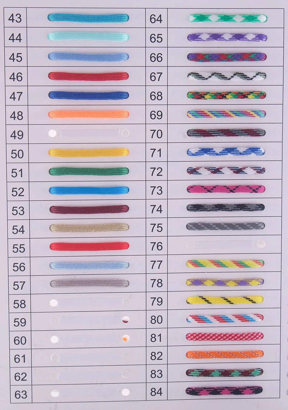Parachute Cord Cordão Corda 7 Strand Paracorde