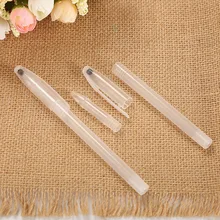 Coloffice 10 шт. гелевая ручка без заправки полипропиленовый прозрачный пластик части от ручки Ручка В Сборе Белая ручка офисные школьные принадлежности