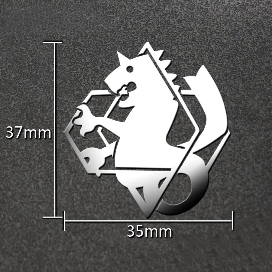 Fullmetal Alchemist Anime Sticker DIY 3D Metal Decals Stickers for Mobile Phone Sticker for Laptop Stiker Kids Sticker toys