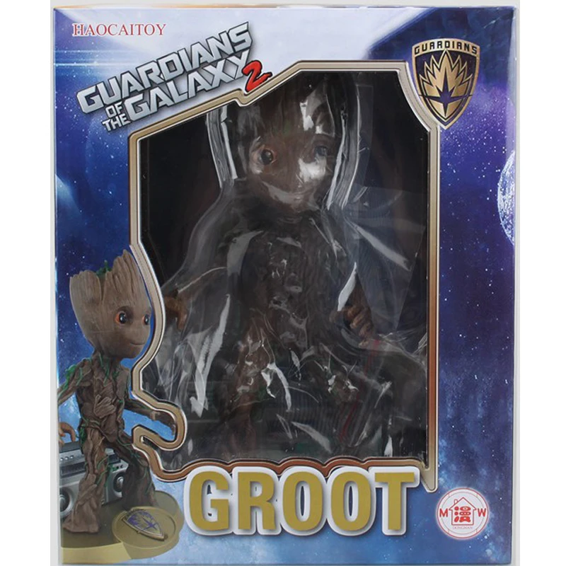 26cm Guardians of The Galaxy Tree Man with Radio  PVC Action Figure Model Toys Doll (4)