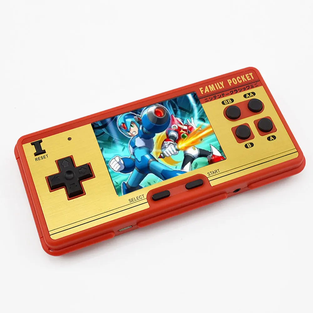 Portable Handheld Game Players Family Pocket Built in 638 Classic Games 8 Bit Retro Video Game Console Children Best Gift