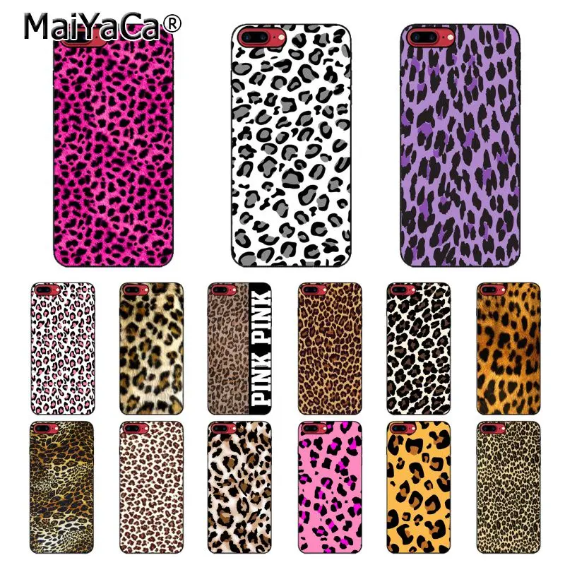 

MaiYaCa Fashion Sexy Leopard Print Panther Printing Phone Case For iphone 11 Pro Max X XS MAX 6 6S 7 7plus 8 8Plus 5 5S XR