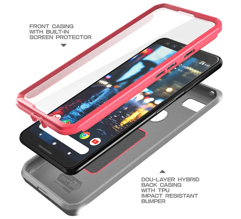 Чехол для телефона Google Pixel 3, чехол SUP, чехол UB Pro Series, прочная кобура, чехол-клипса со встроенной защитной пленкой