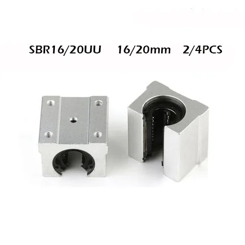 2/4 шт SBR20UU SBR16UU 20 мм 16 мм линейный подшипник открытый подшипник скользящий блок CNC часть линейная направляющая для линейной направляющей 2/4 шт SBR20UU SBR16UU 20 мм 16 мм линейный подшипник открытый подшипник скользящий блок CNC часть линейная направляющая для линейной направляющей