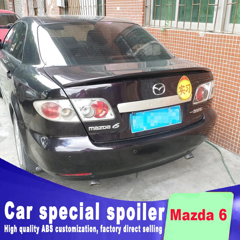 Золотой код модели дизайн Спойлер 2003 до 2016 для Mazda 6 спойлер высокое качество АБС