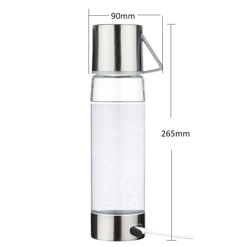 550ml hydrogen bottle size