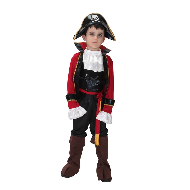 Child Pirate King Kids Fancy Dress Costume Caribbean BN 
