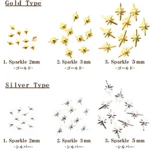 500 шт./пакет 3D нейл-арта украшения из сплава для цвета: золотистый, серебристый мини джинсовая куртка на заклепках Kawaii маскарадный Star DIY Инструменты для ногтей расходные материалы