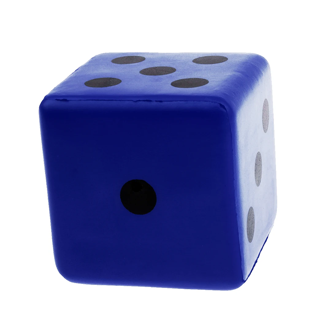 Sponge Dice Foam Dot Playing Dices for Math Teaching Vent Toy Education Toy 8CM Multicolor Entertainment Dices